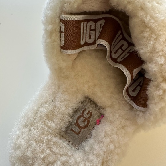 UGG Shearling Slingback Sandals KIDS GIRL SIZE 3 US - Picture 4 of 7